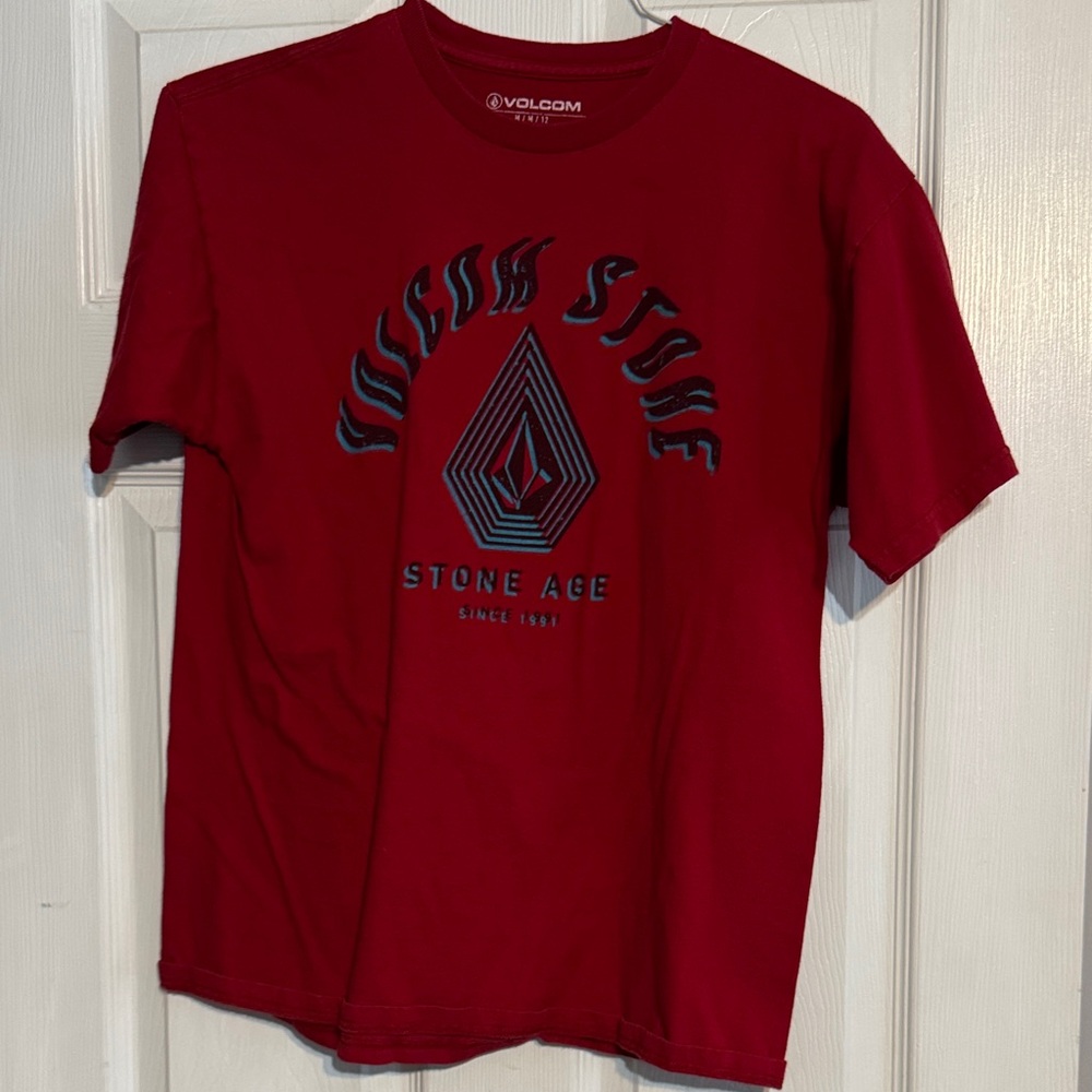 Volcom Stone Age Red Tee